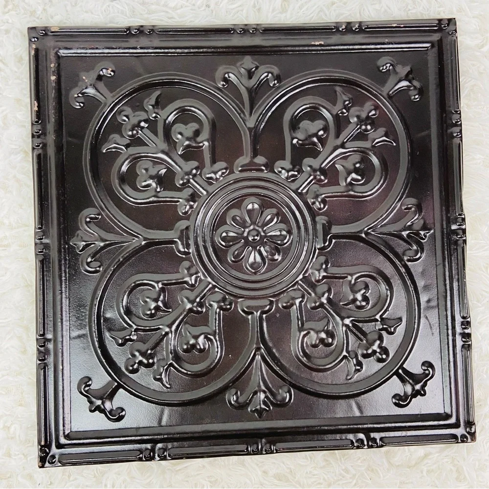 UNBRANDED brown design square wall hanging decor design decoration